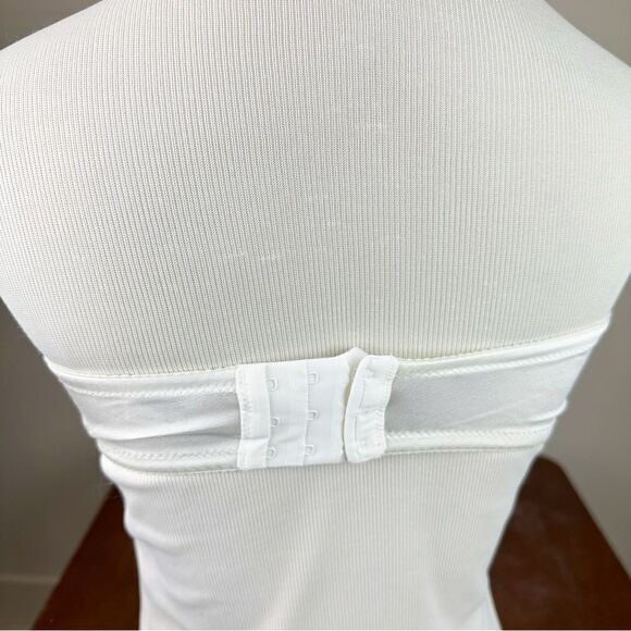 Victorias Secret Vintage 90s Satin Push Up White Strapless Bra 34C - Picture 4 of 10